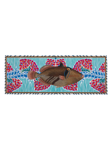 Madre Selva Küchenläufer "Tufted Fish" in Bunt - (L)135 x (B)55 cm