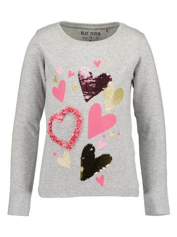 Blue Seven Longsleeve grijs/roze