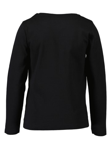 Blue Seven Longsleeve in Schwarz/ Pink