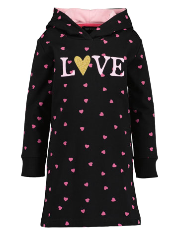 Blue Seven Kleid in Schwarz/ Pink