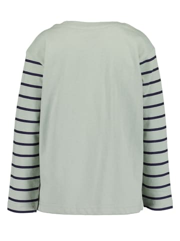 Blue Seven Longsleeve in Grau/ Schwarz