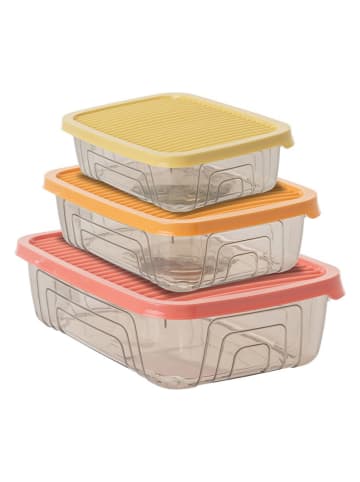 Violeta Home 3-delige set: voorraadcontainers oranje/geel