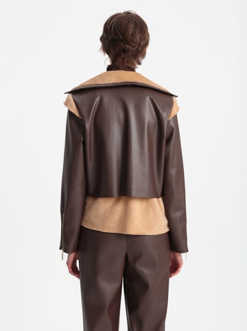 BGN Tussenjas donkerbruin/camel
