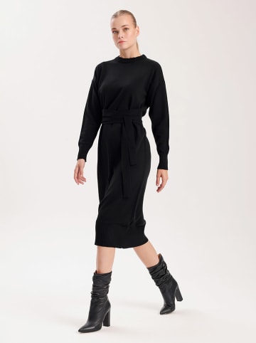 BGN Strickkleid in Schwarz