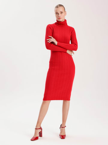 BGN Strickkleid in Rot