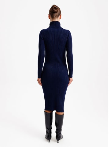BGN Gebreide jurk donkerblauw