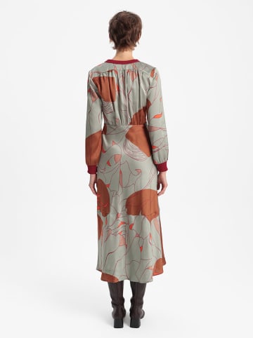 BGN Kleid in Grau/ Braun