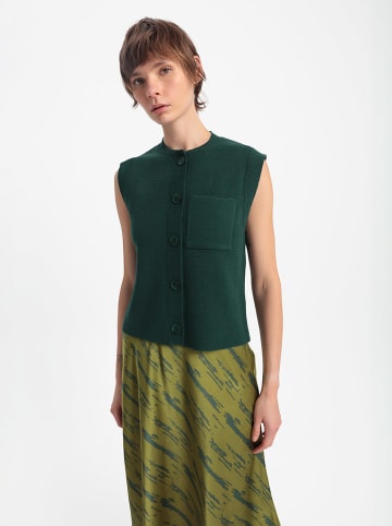 BGN Gebreide gilet groen