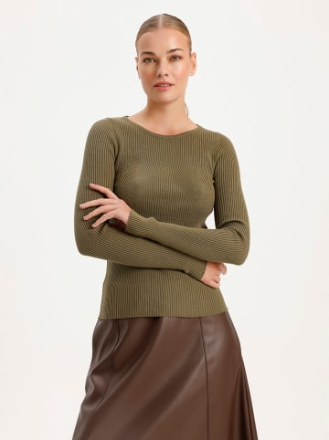BGN Sweter w kolorze khaki