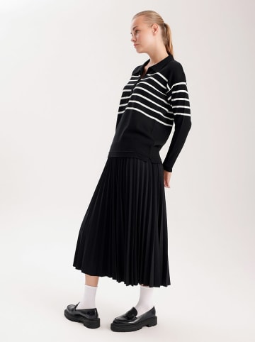 BGN Pullover in Schwarz/ Weiß