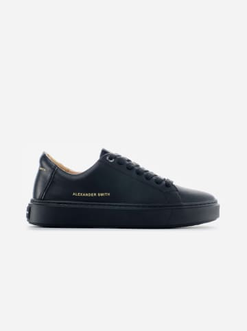 ALEXANDER SMITH Leder-Sneakers in Schwarz