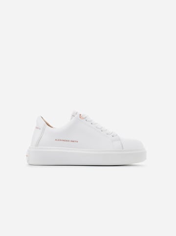 ALEXANDER SMITH Leren sneakers wit