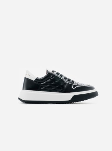 ALEXANDER SMITH Leder-Sneakers in Schwarz
