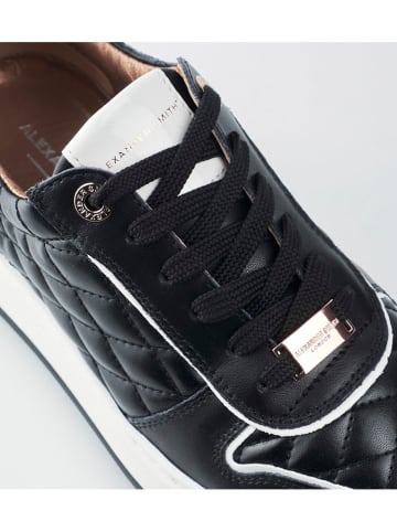 ALEXANDER SMITH Leder-Sneakers in Schwarz