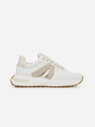 ALEXANDER SMITH Sneakersy w kolorze złoto-białym