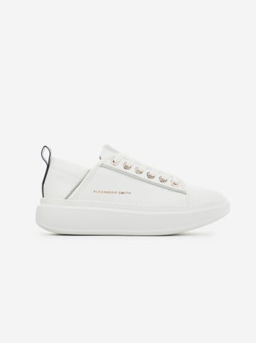 ALEXANDER SMITH Leren sneakers wit