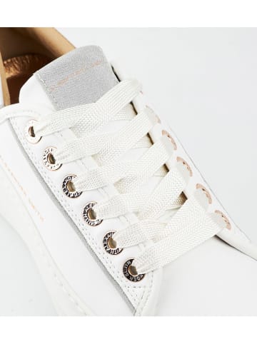 ALEXANDER SMITH Leder-Sneakers in Weiß