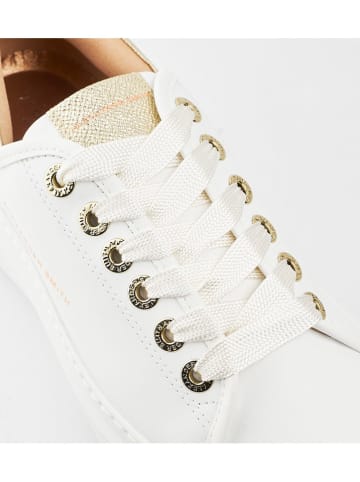 ALEXANDER SMITH Leder-Sneakers in Weiß