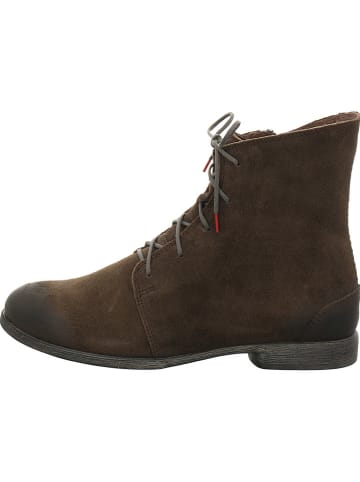 Think! Leder-Boots in Braun