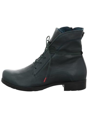 Think! Leder-Boots in Dunkelgrün