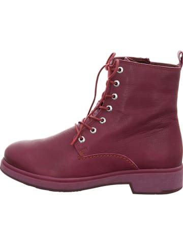 Think! Leder-Boots in Pink