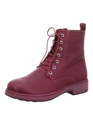 Think! Leder-Boots in Pink