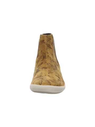 Think! Leren chelseaboots lichtbruin