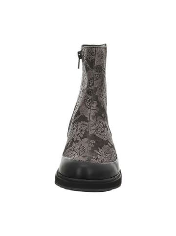 Think! Leder-Boots in Schwarz/ Silber