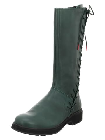 Think! Leder-Stiefel in Grün