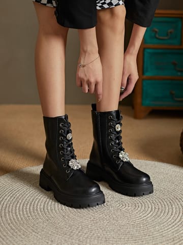 Sixth Sens Boots in Schwarz
