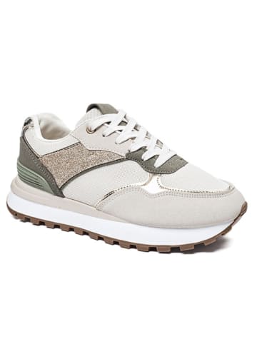Sixth Sens Sneakers kaki/beige