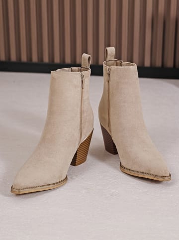 Sixth Sens Stiefeletten in Beige