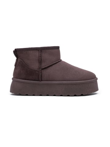 Foreverfolie Winterboots in Braun