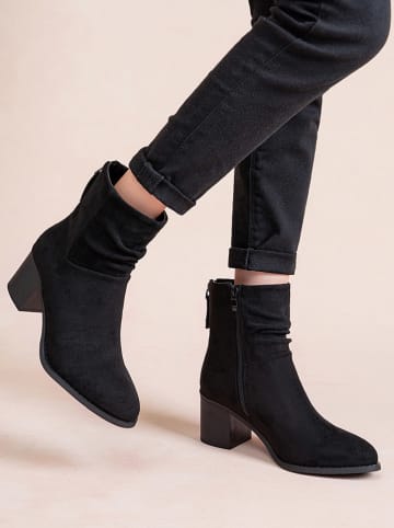 Foreverfolie Stiefeletten in Schwarz