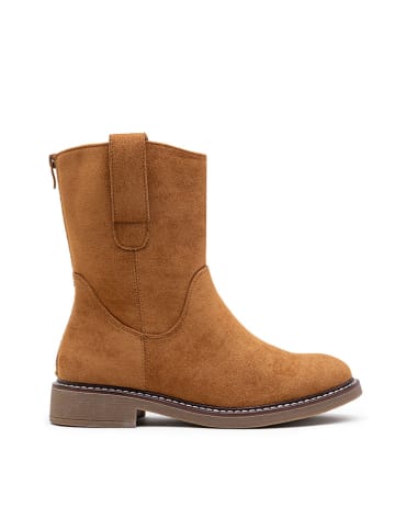 Foreverfolie Boots in Hellbraun