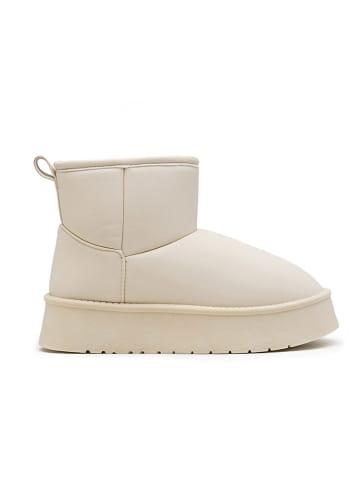 Foreverfolie Winterboots in Beige