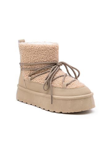 Foreverfolie Winterboots beige