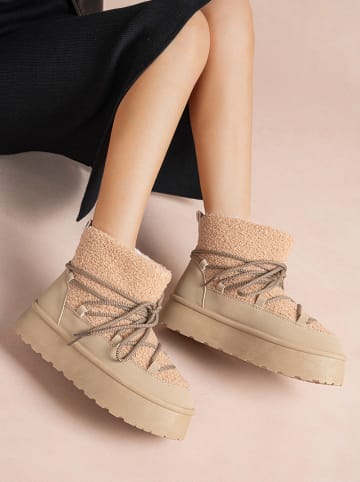 Foreverfolie Winterboots beige