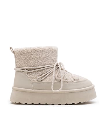 Foreverfolie Winterboots in Beige