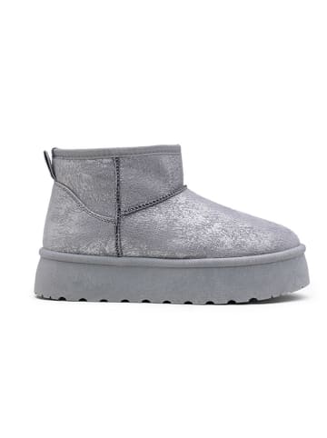 Foreverfolie Winterboots in Silber