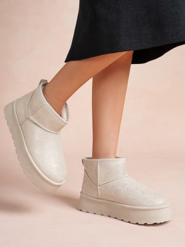 Foreverfolie Winterboots goudkleurig