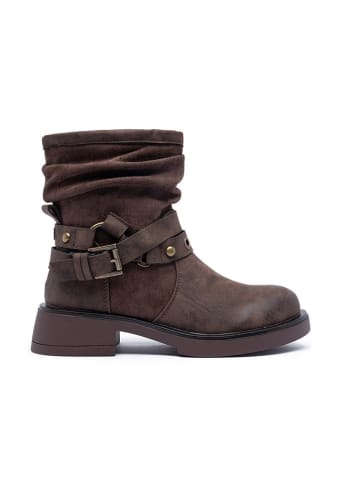 Foreverfolie Boots in Braun