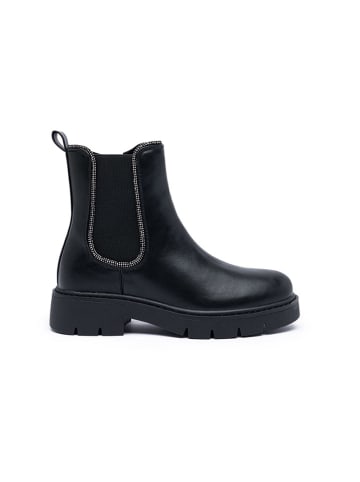 Foreverfolie Chelsea-Boots in Schwarz