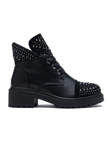 Foreverfolie Boots in Schwarz