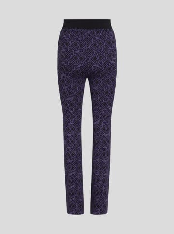 Karl Lagerfeld Leggings in Schwarz/ Lila