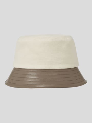Karl Lagerfeld Fischerhut in Creme/ Taupe