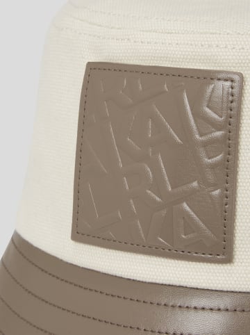 Karl Lagerfeld Fischerhut in Creme/ Taupe