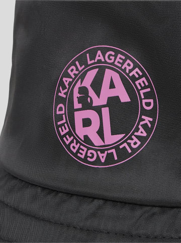 Karl Lagerfeld Fischerhut in Schwarz
