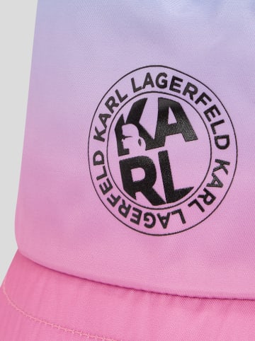 Karl Lagerfeld Fischerhut in Pink/ Hellblau