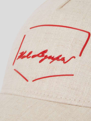 Karl Lagerfeld Czapka w kolorze kremowym